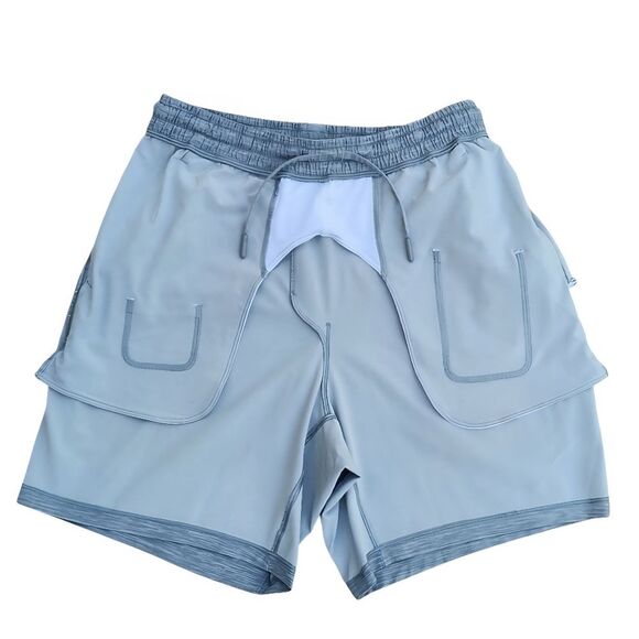 Lululemon Men's Pace Breaker Gray Short Imseam 9" Stretch Lightweigt Size Small - Picture 13 of 16